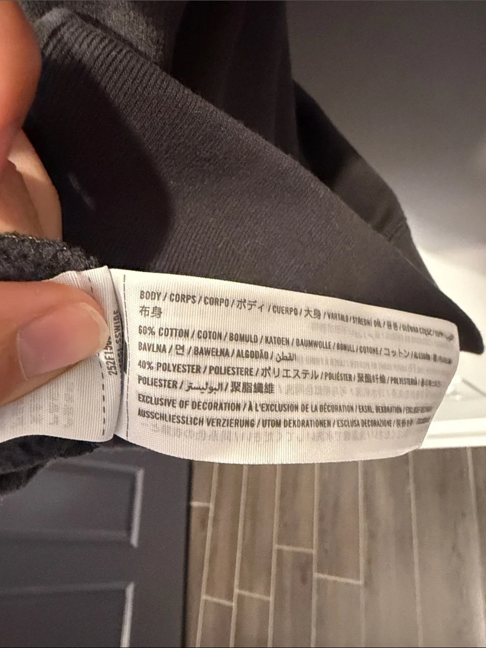 abercrombie kids charcoal crewneck